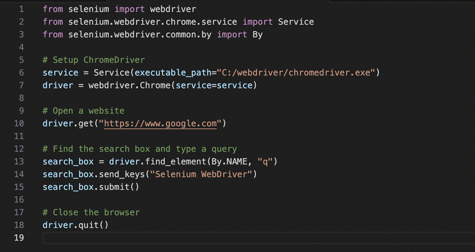 Setting Up Selenium ChromeDriver for Testing