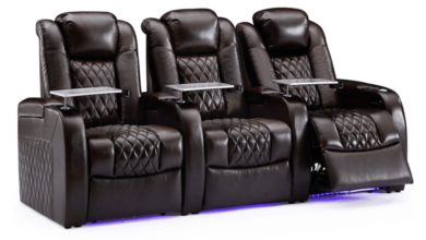 Brown Home Theater Seating