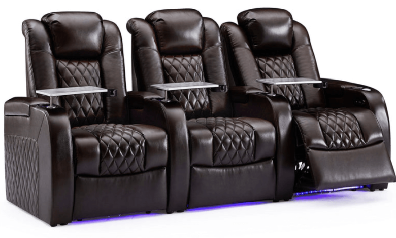 Brown Home Theater Seating