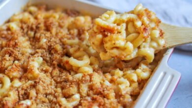 Old fashioned baked macaroni and cheese (the real-deal comfort classic)