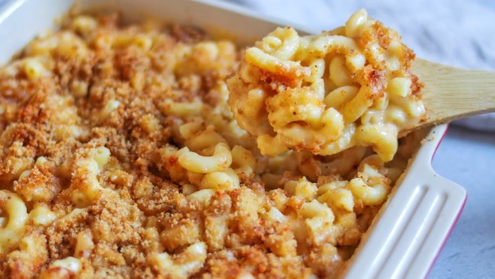 Old fashioned baked macaroni and cheese (the real-deal comfort classic)